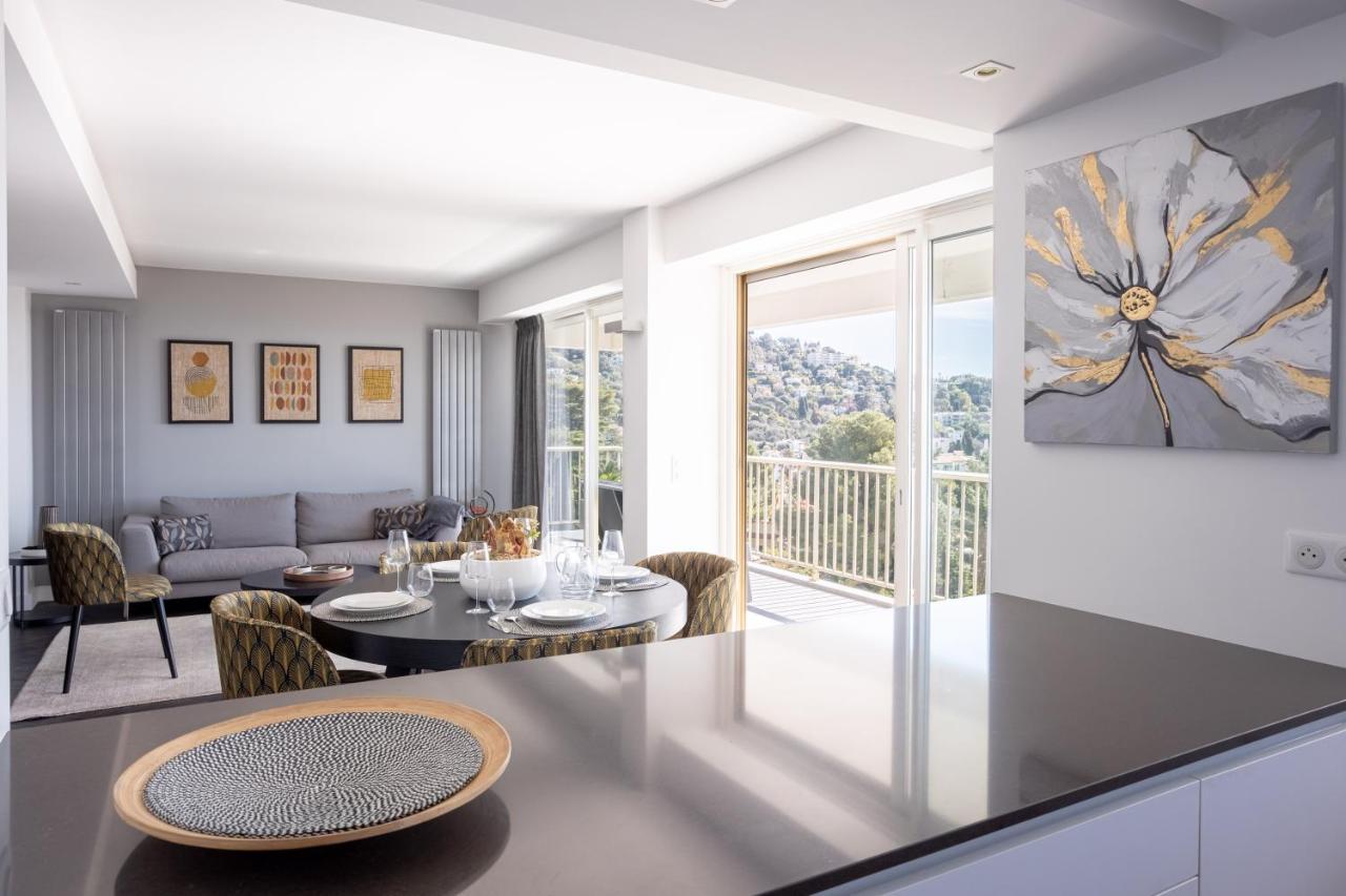 Cannes Panorama - Piscine, Vue Mer, Parking, Clim 외부 사진