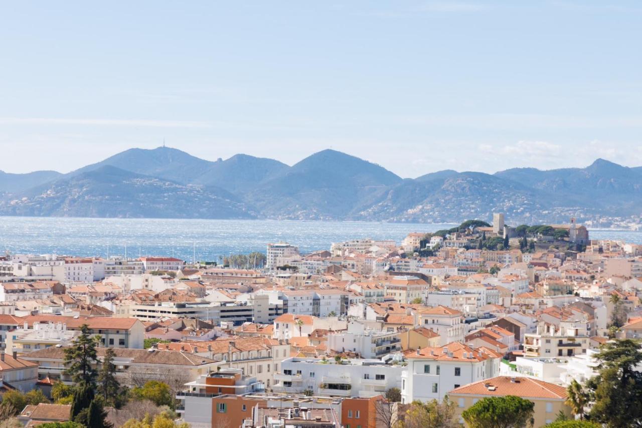Cannes Panorama - Piscine, Vue Mer, Parking, Clim 외부 사진