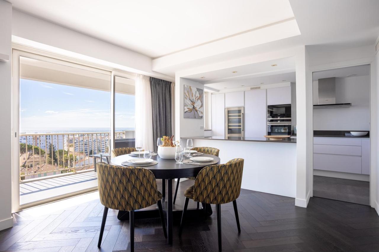 Cannes Panorama - Piscine, Vue Mer, Parking, Clim 외부 사진